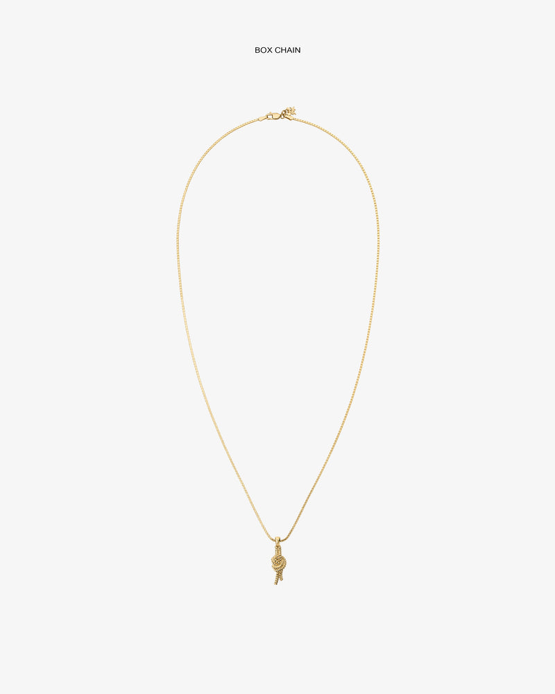 14Kt Gold Nautical Knot Pendant