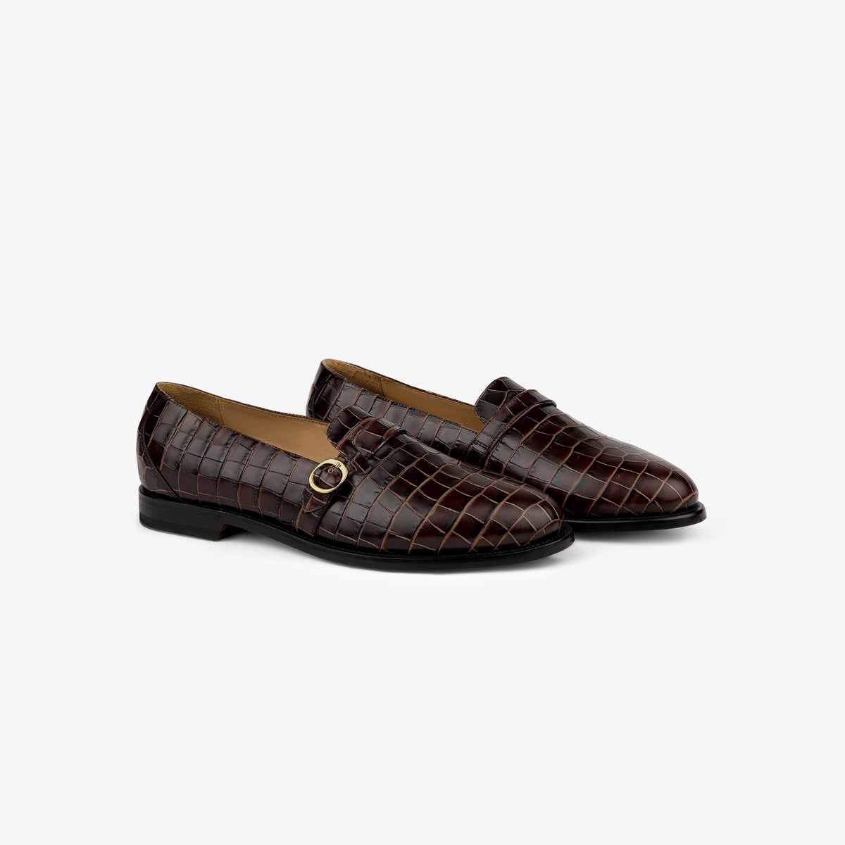 Venetian Croc Buckle Loafer – Aimé Leon Dore display picture 3