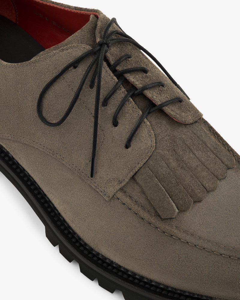 Suede Lug Sole Derby