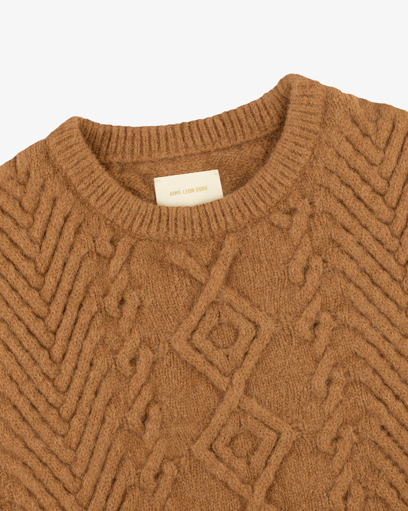 Fisherman Cable Knit Sweater