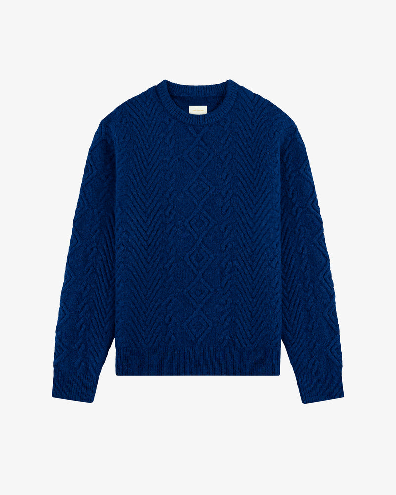Fisherman Cable Knit Sweater