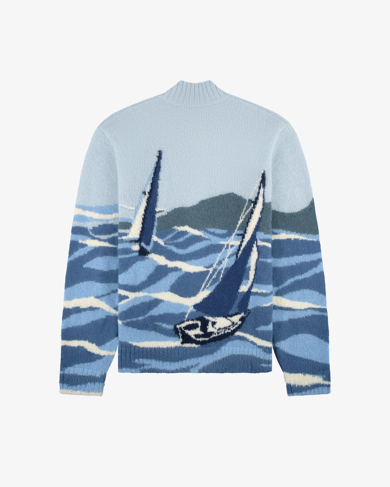 Seascape Intarsia Cardigan