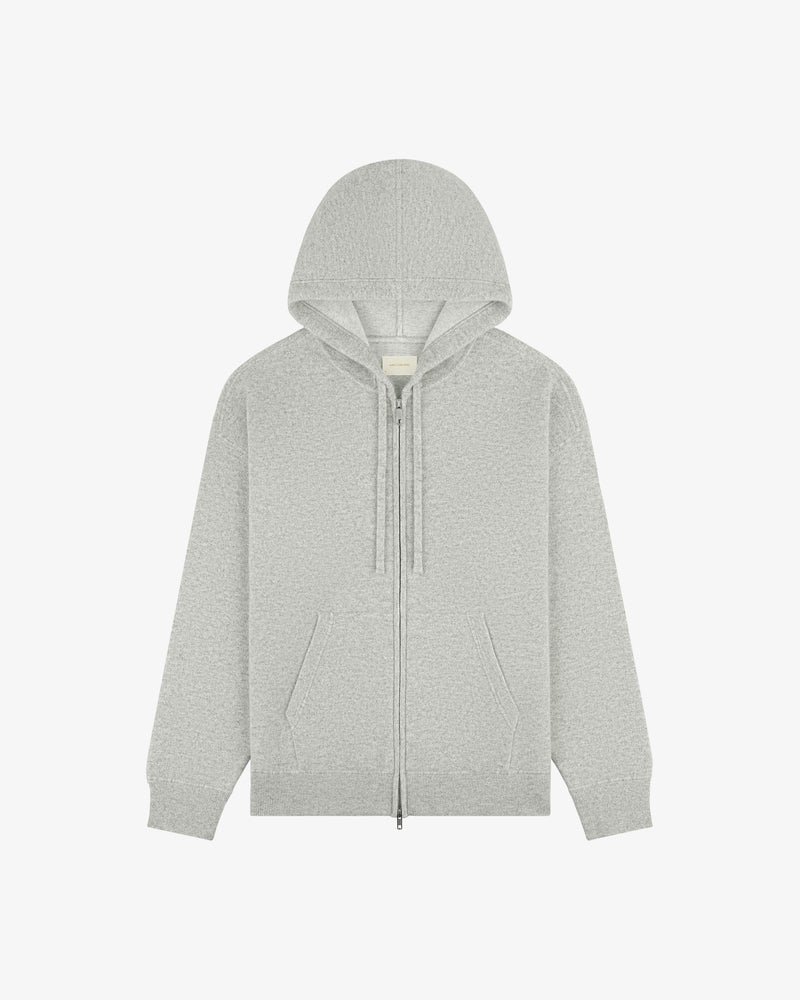 Full-Zip Pavilion Cashmere Hoodie