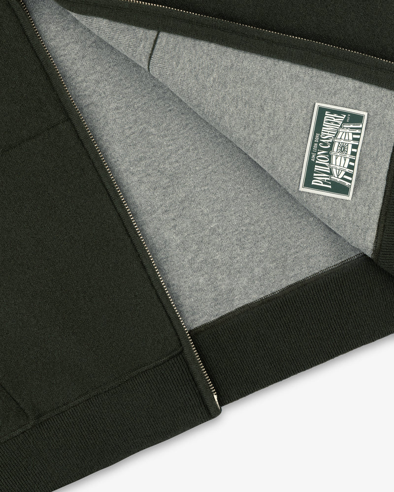 Full-Zip Pavilion Cashmere Hoodie
