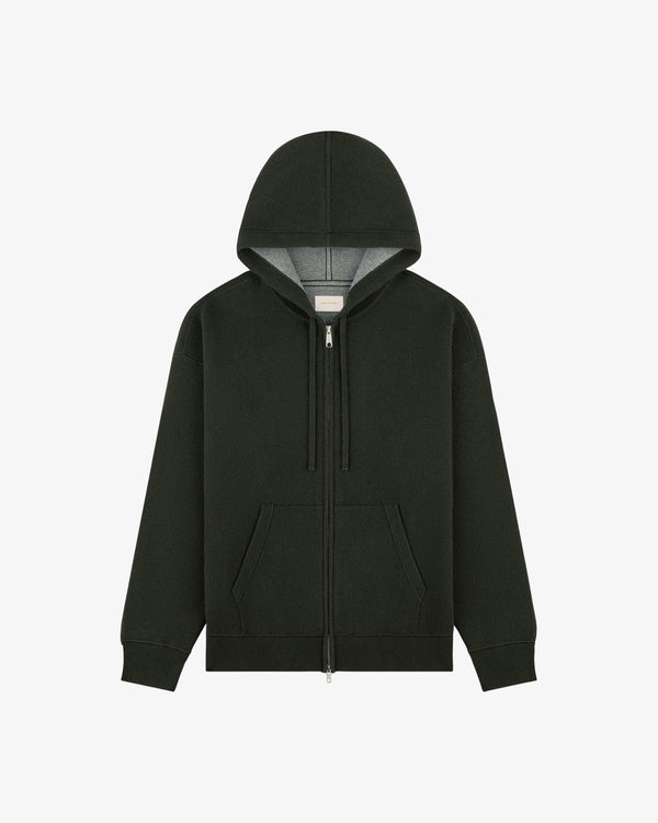 Full-Zip Pavilion Cashmere Hoodie