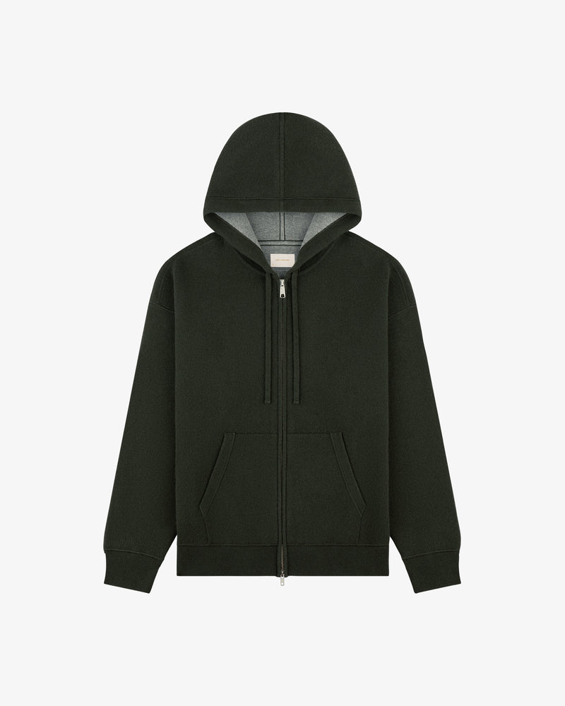 Full-Zip Pavilion Cashmere Hoodie