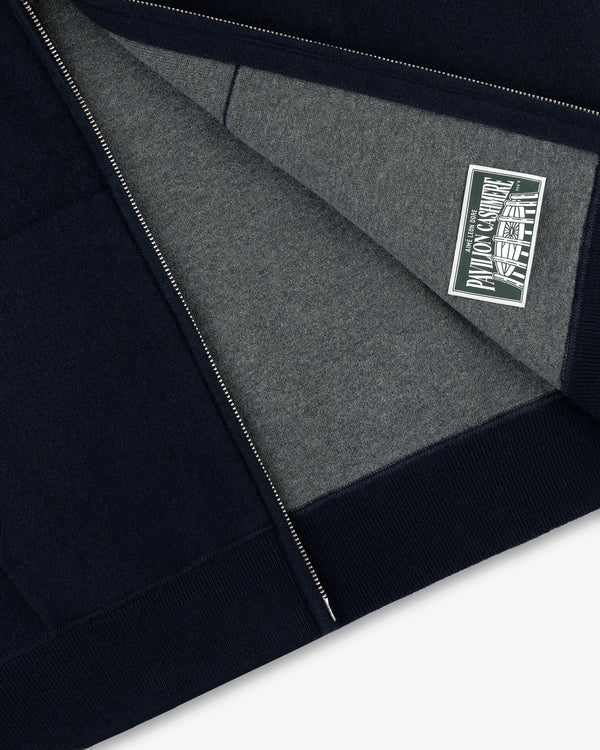 Full-Zip Pavilion Cashmere Hoodie