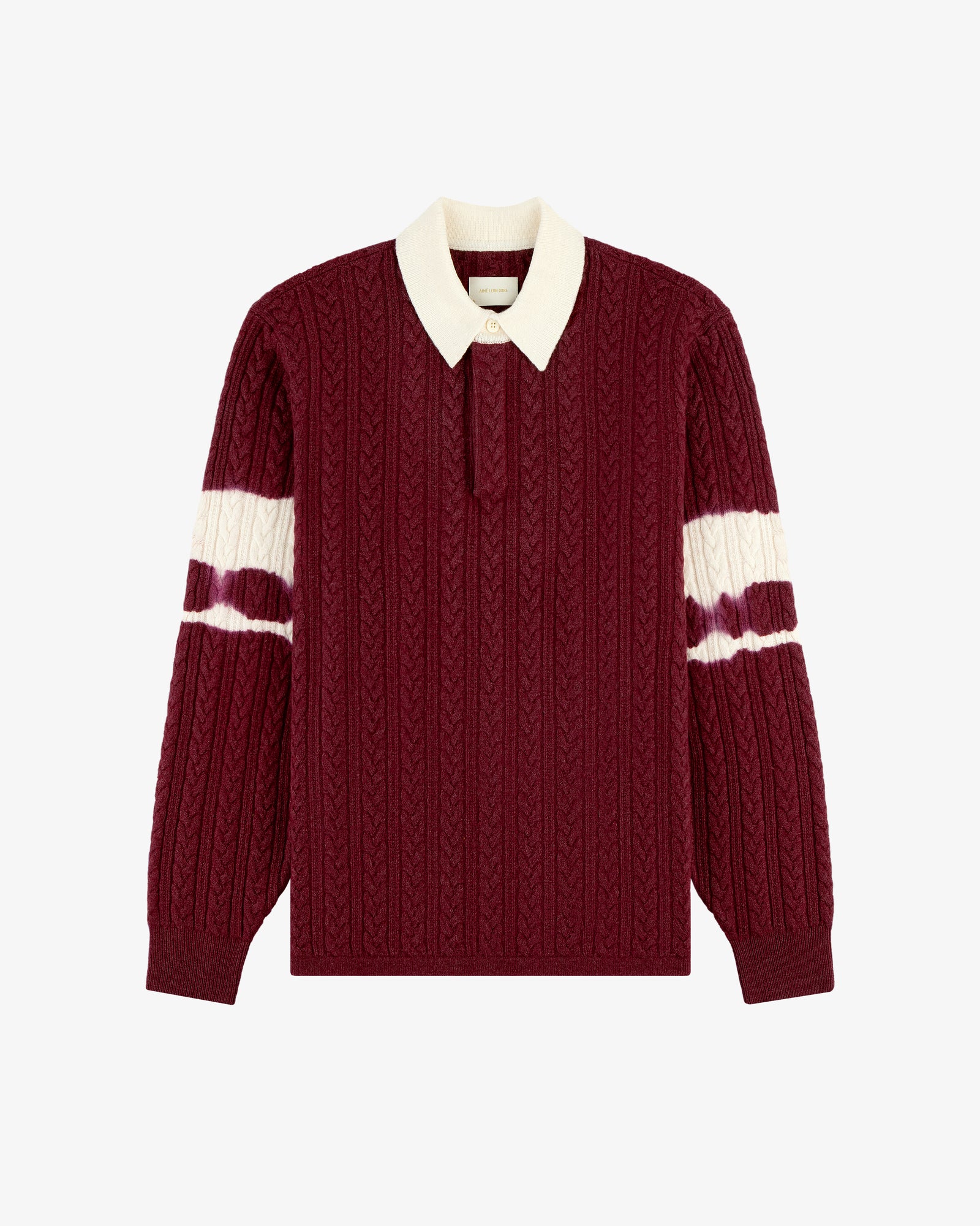 Collegiate Cable Knit Rugby – Aimé Leon Dore
