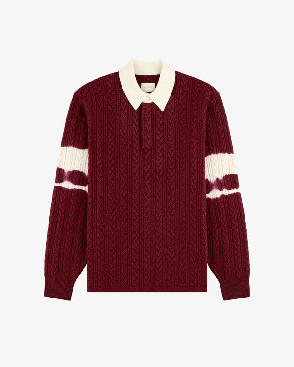 Collegiate Cable Knit Rugby