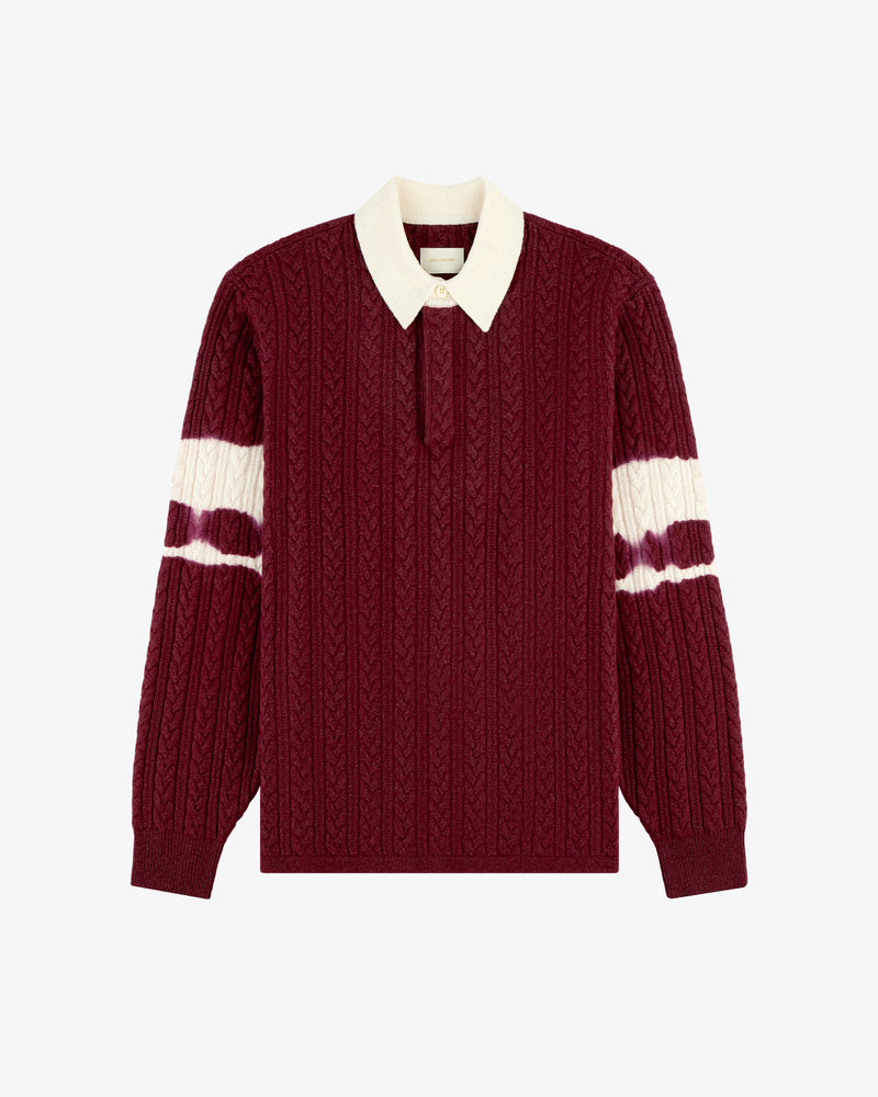 Collegiate Cable Knit Rugby