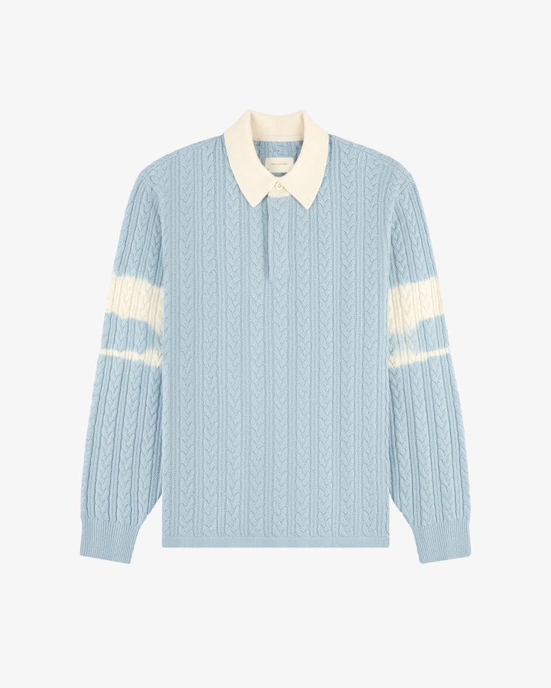 Collegiate Cable Knit Rugby