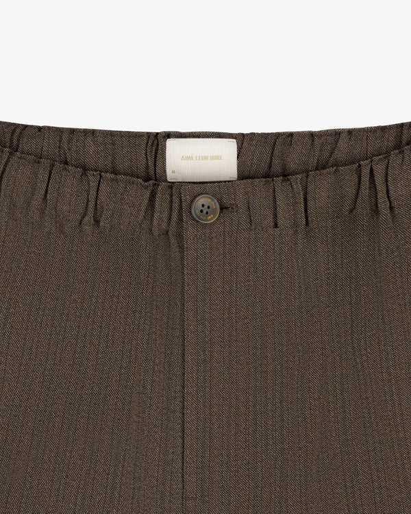 Wool Elasticated Waist Trouser