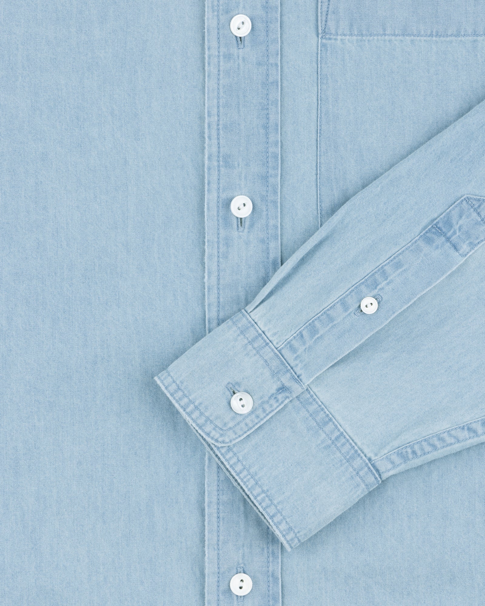 Denim Collarband Shirt