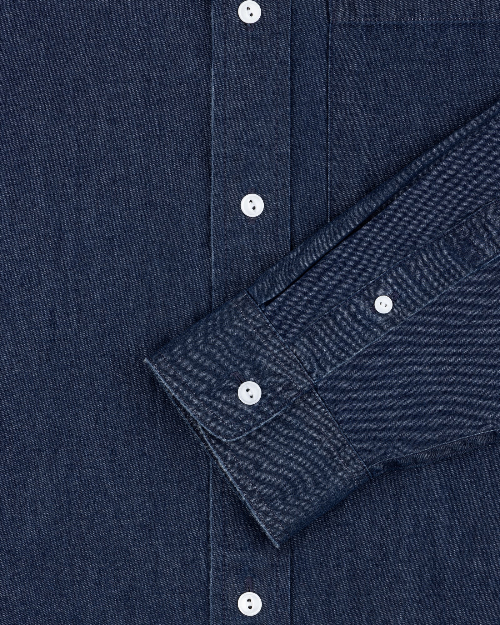 Denim Collarband Shirt