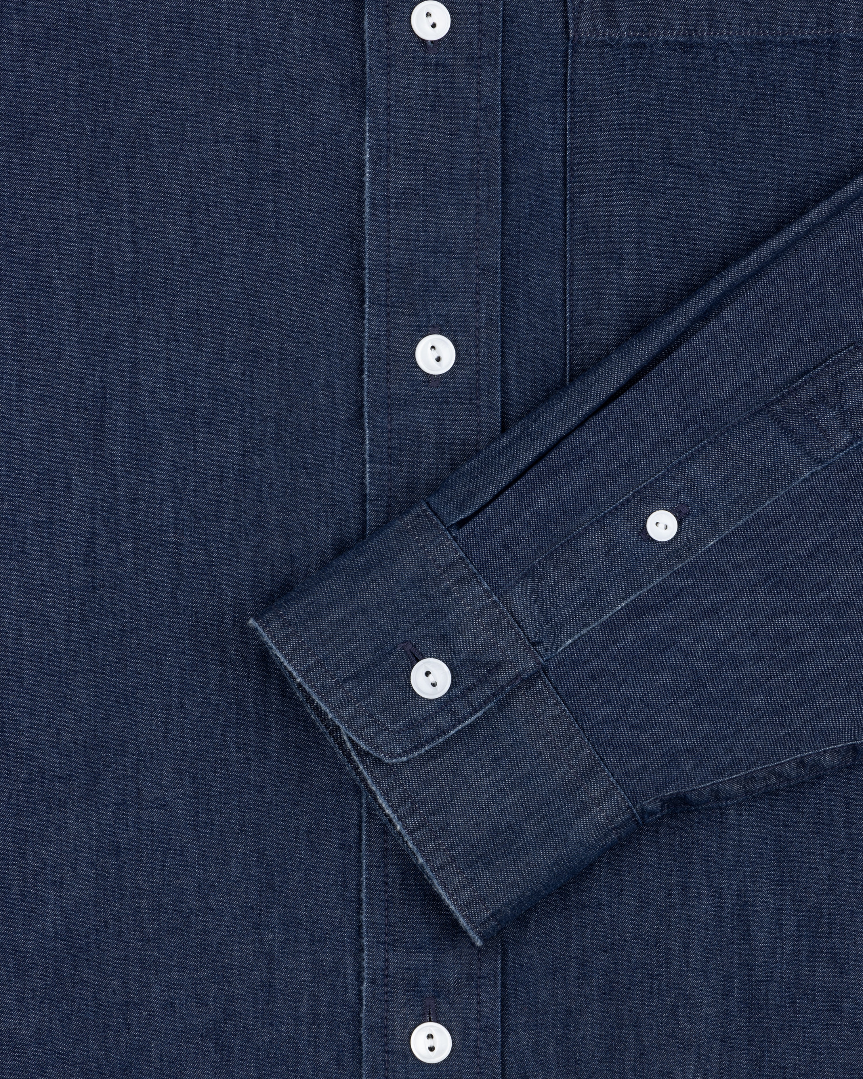 Denim Collarband Shirt