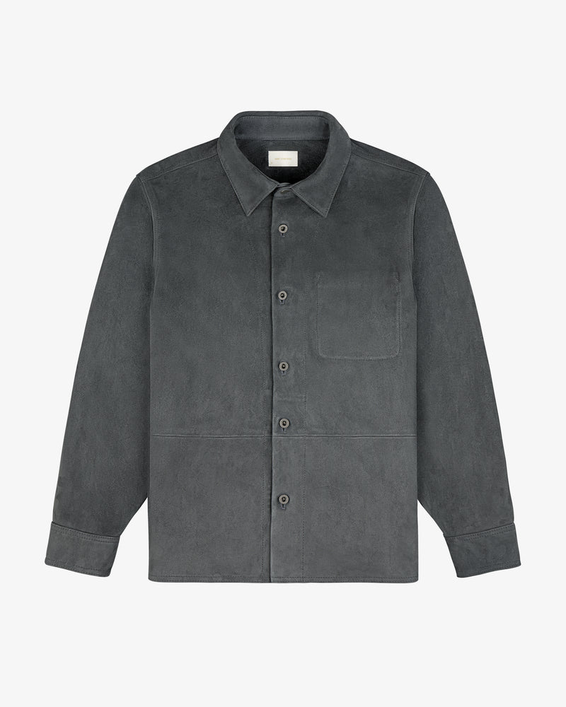 Suede   Overshirt