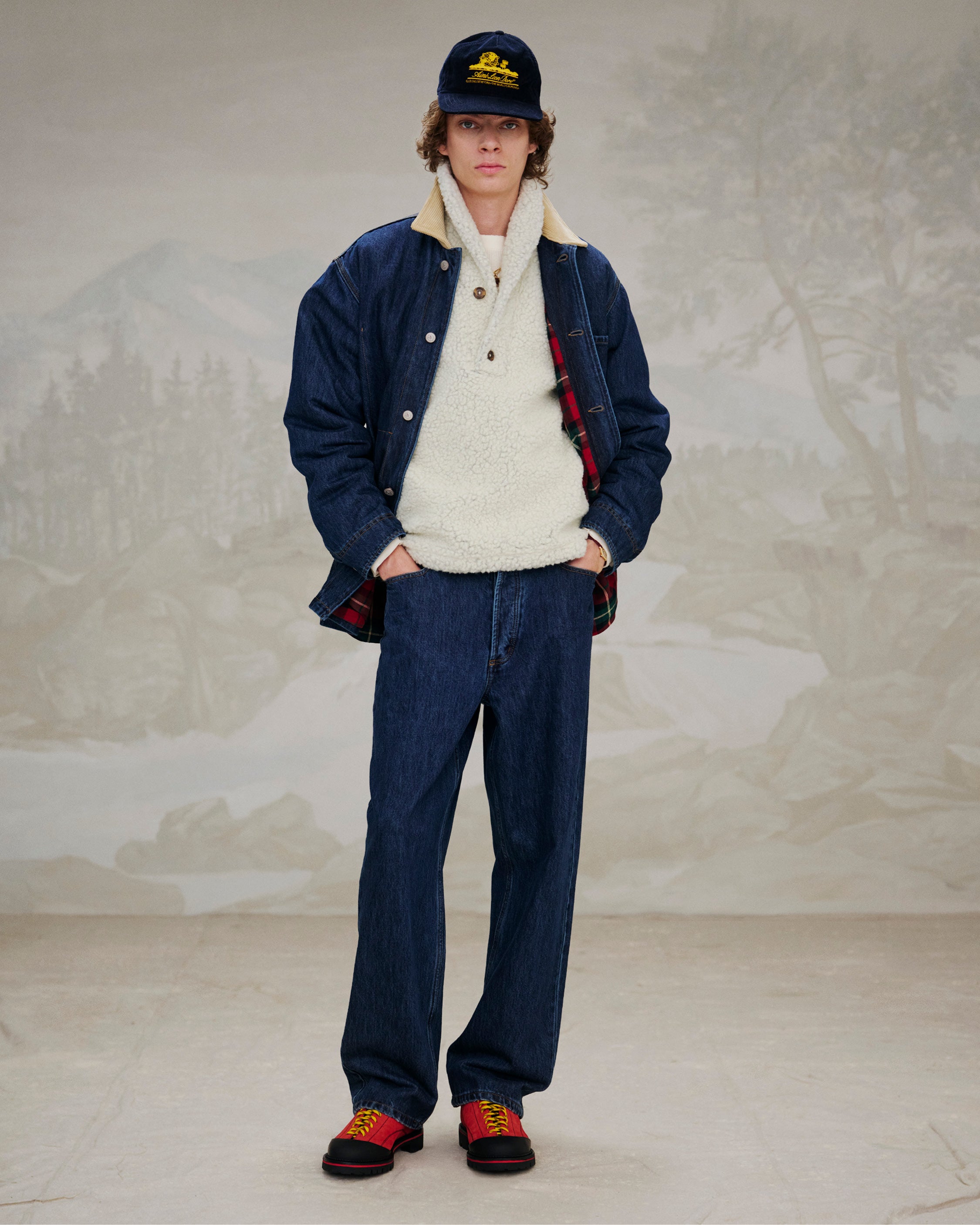 Shawl Collar Fleece Pullover