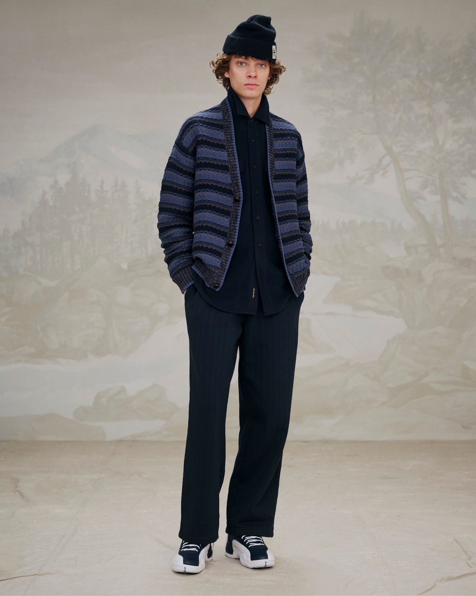 Aime Leon Dore カーディガン 23SS Jacquard Striped Cardigan – Aimé Leon Dore