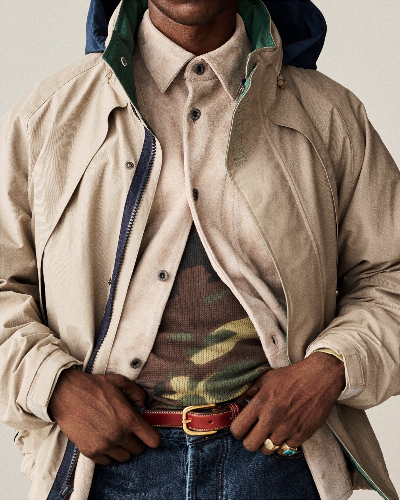 Saddle Stitch Leather Belt – Aimé Leon Dore