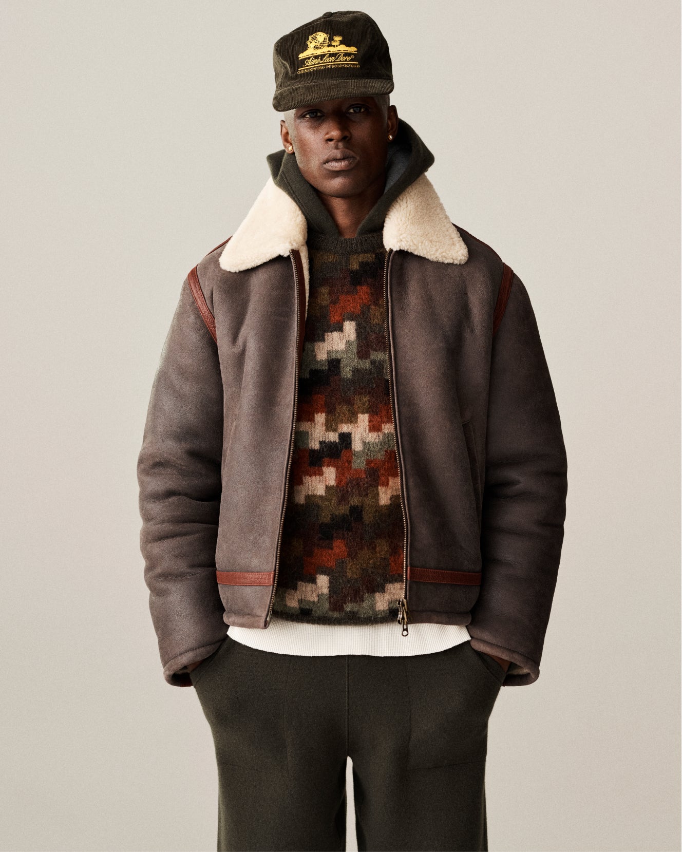 Shearling Aviator Jacket – Aimé Leon Dore