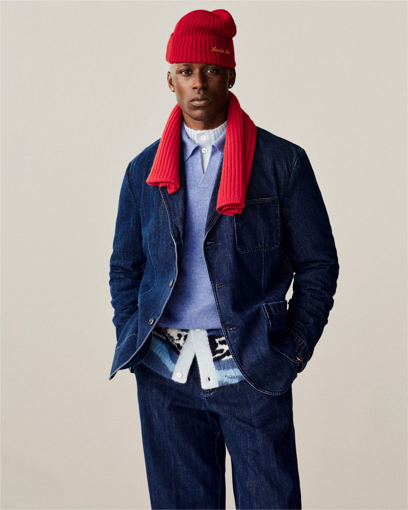 Wool Knit Polo Sweater – Aimé Leon Dore