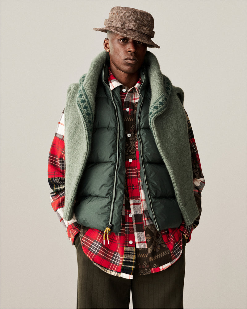 Jacquard Stripe Alpaca Sweater