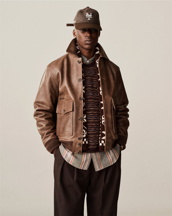 Striped   Crest Oxford Shirt