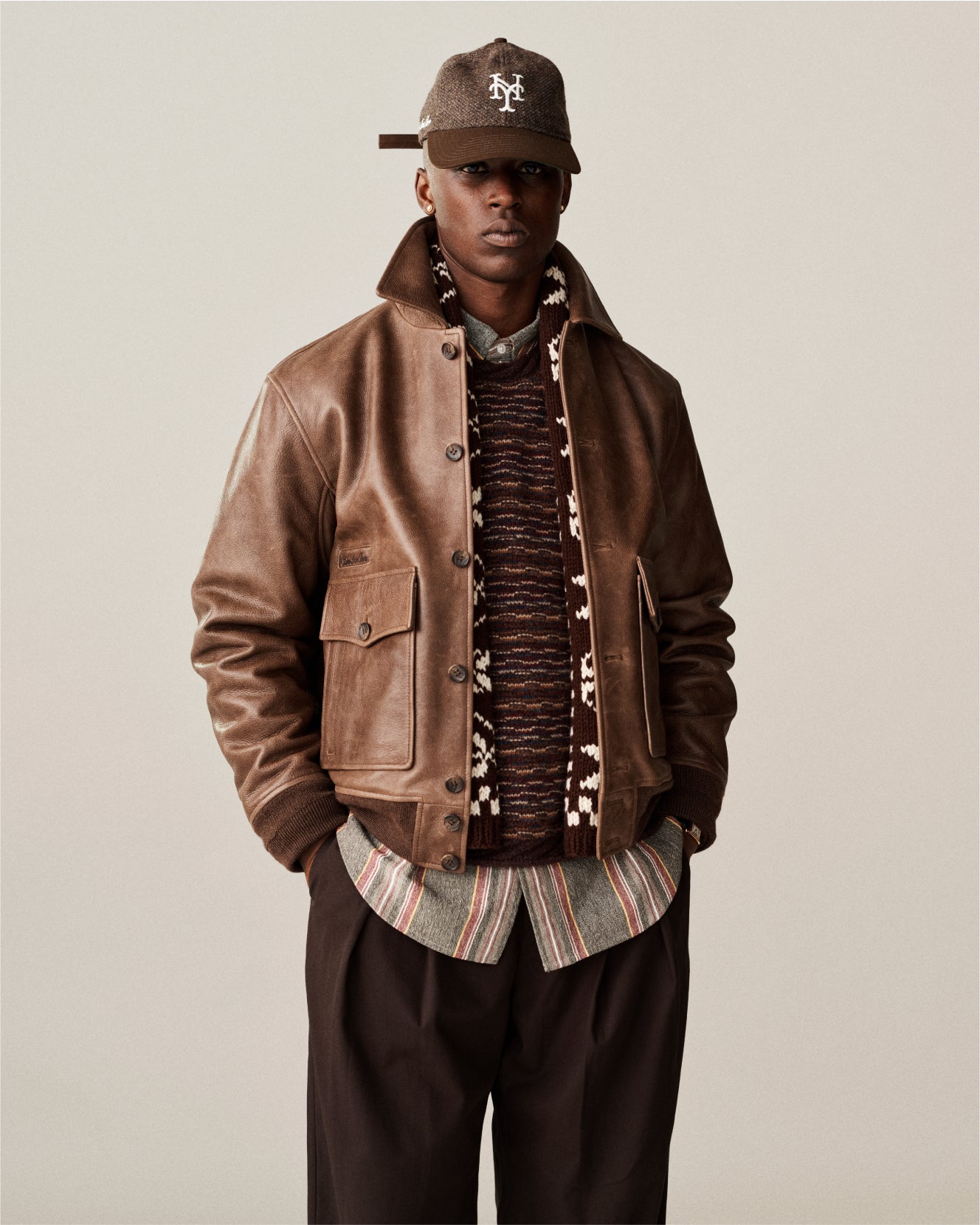 Abstract Crewneck Sweater