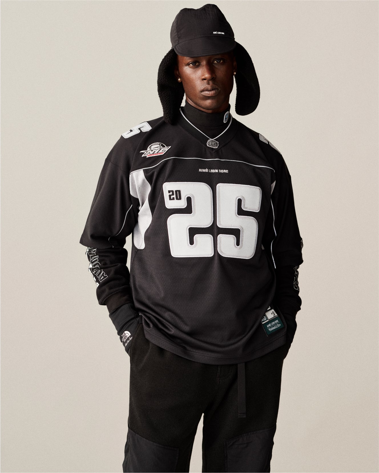 トップス Aime Leon Dore Mesh Moto Long Sleeve Tee Long-Sleeve Mesh Moto Tee – Aimé Leon Dore