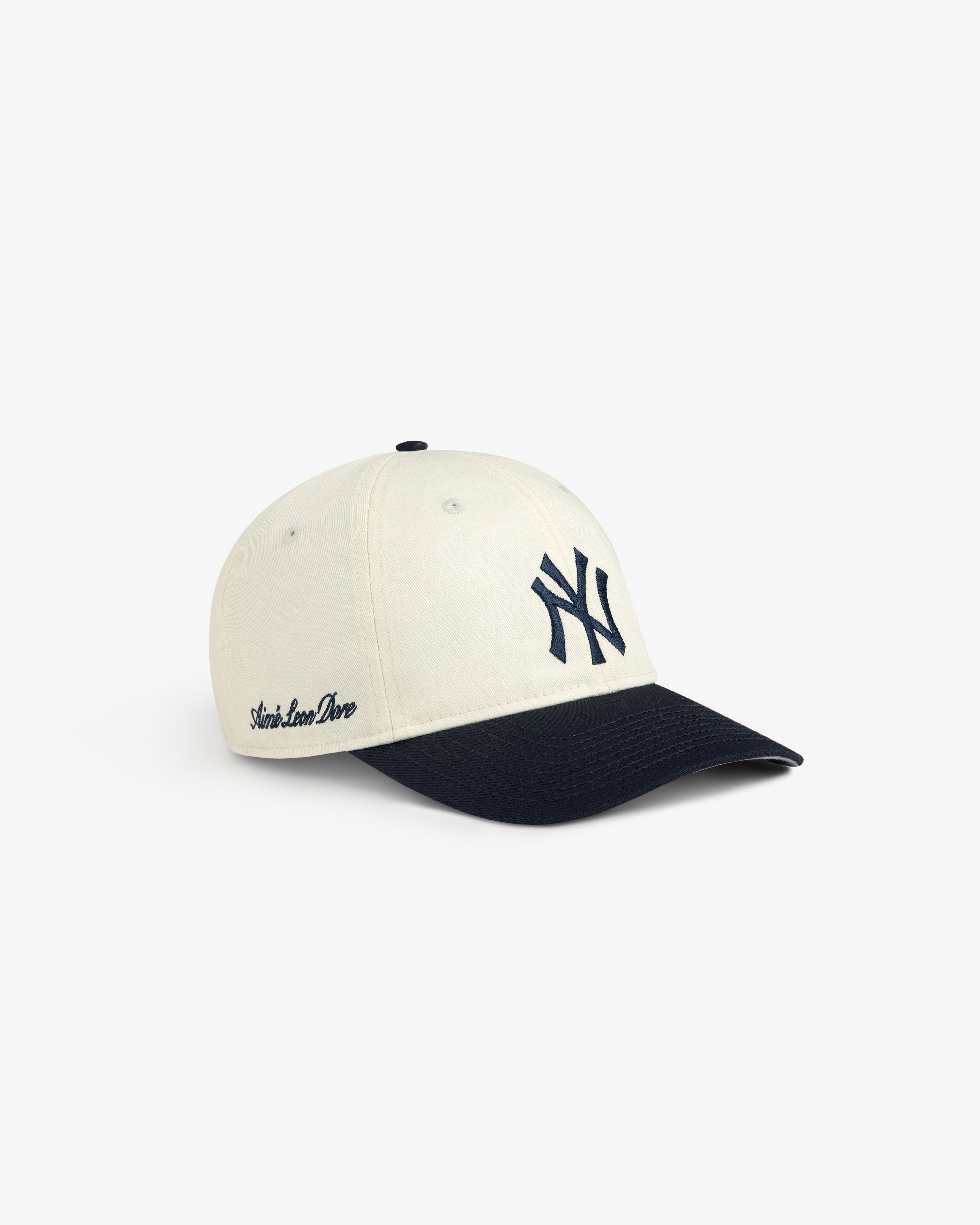 ALD / New Era Yankees Ballpark Hat, black & white, NY logo front, Saints Love Doves text on side.