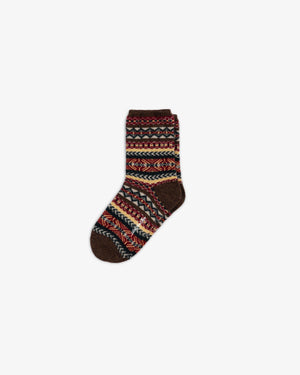 Fair Isle Quarter Sock
