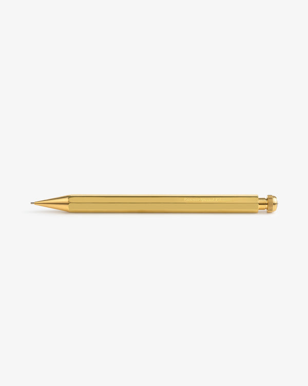 The Kaweco Script Mechanical Pencil is displayed horizontally against a plain white background.
