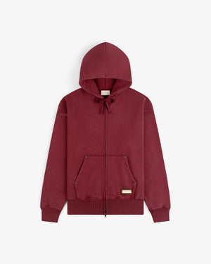 Washed   Full Zip Hoodie