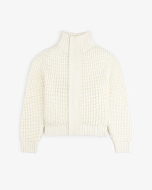 Merino Wool Full Zip Sweater