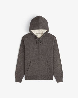 Full-Zip Pavilion Cashmere Hoodie