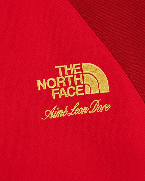 Red ALD / The North Face GORE-TEX 2000 Mountain Jacket with yellow embroidered logo.