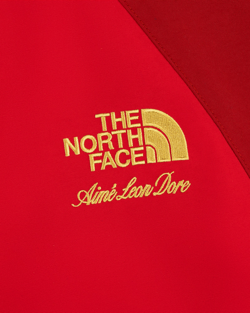 Red ALD / The North Face GORE-TEX 2000 Mountain Jacket with yellow embroidered logo.