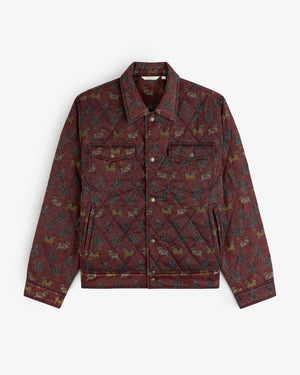 Quilted Trucker   Jacket