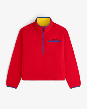 Script Fleece Half Zip Pullover