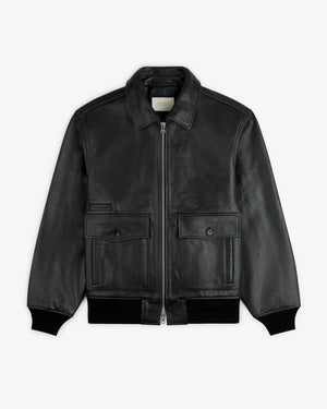 Napa Leather Bomber Jacket
