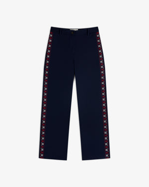 Mani Embroidered Wool Pant