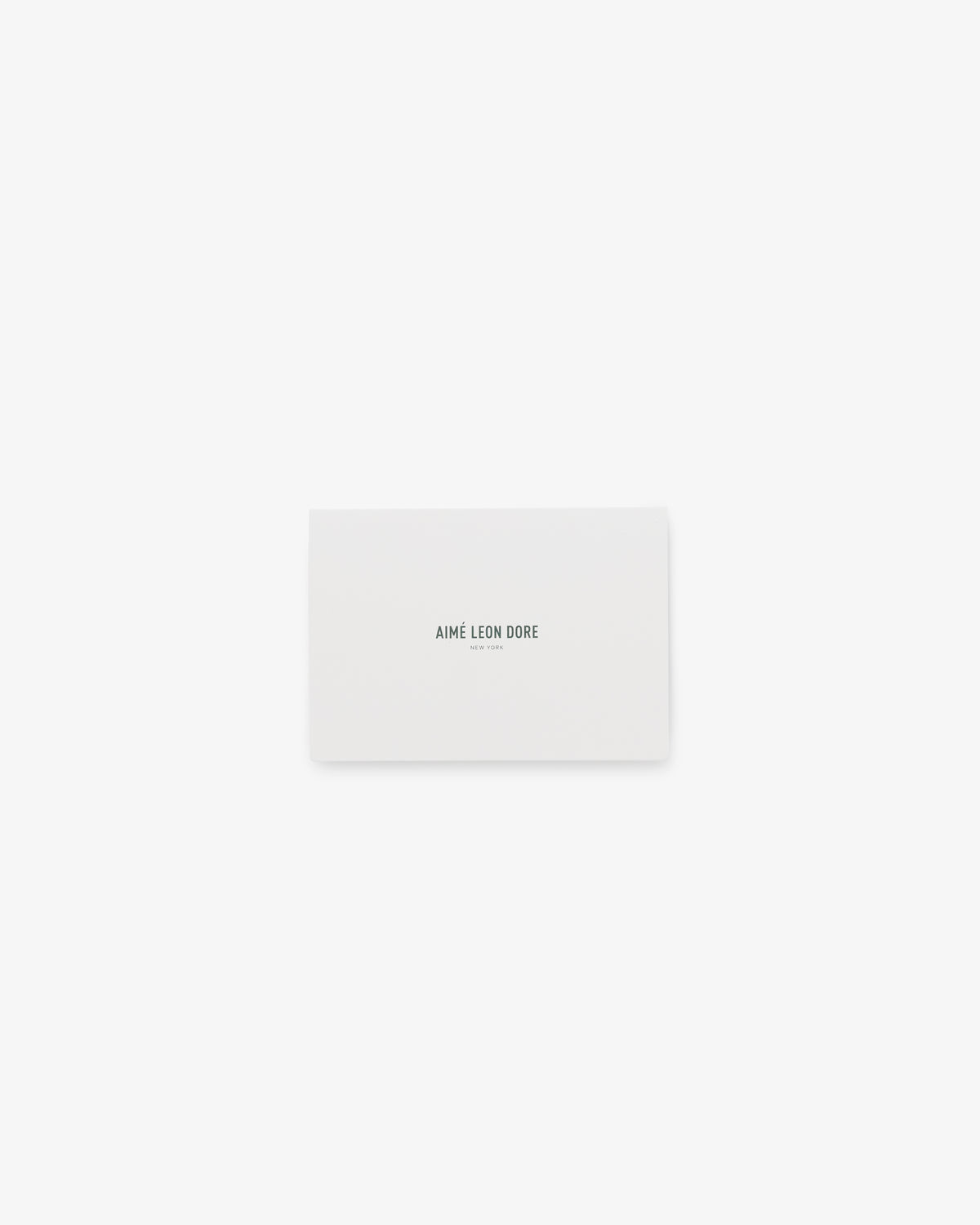 A white Aimé Leon Dore Gift Card with black centered text on a plain white background.