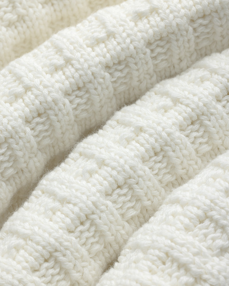 Waffle Crewneck Sweater