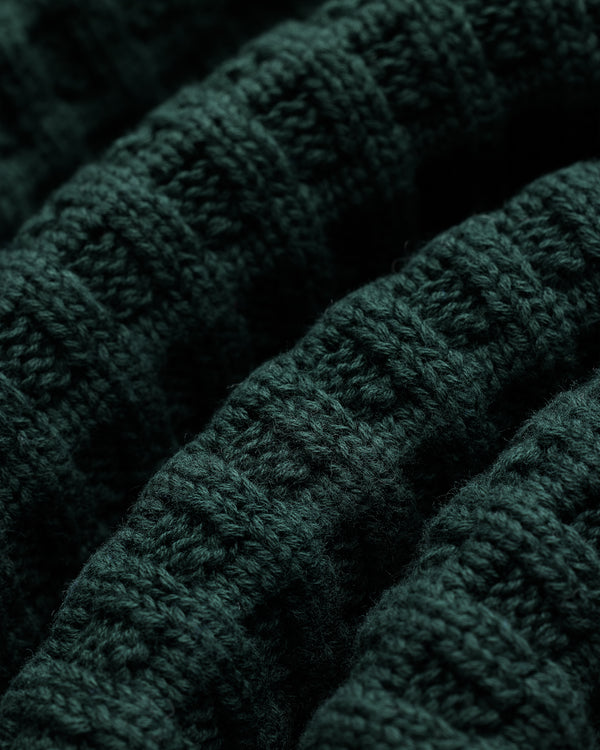 Waffle Crewneck Sweater