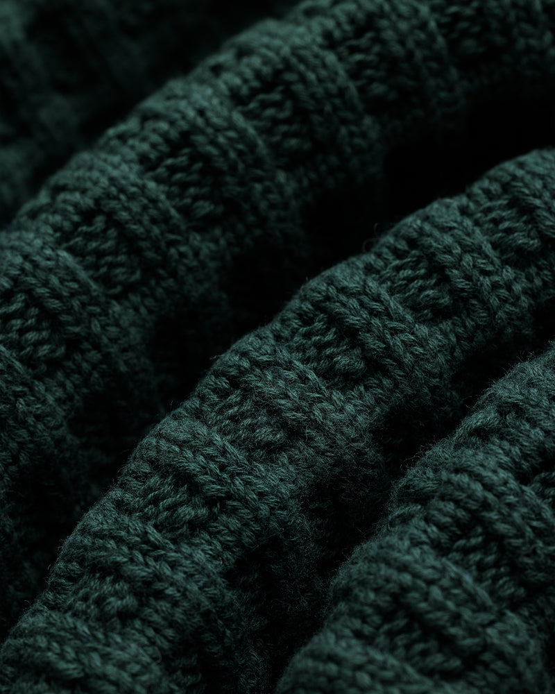 Waffle Crewneck Sweater