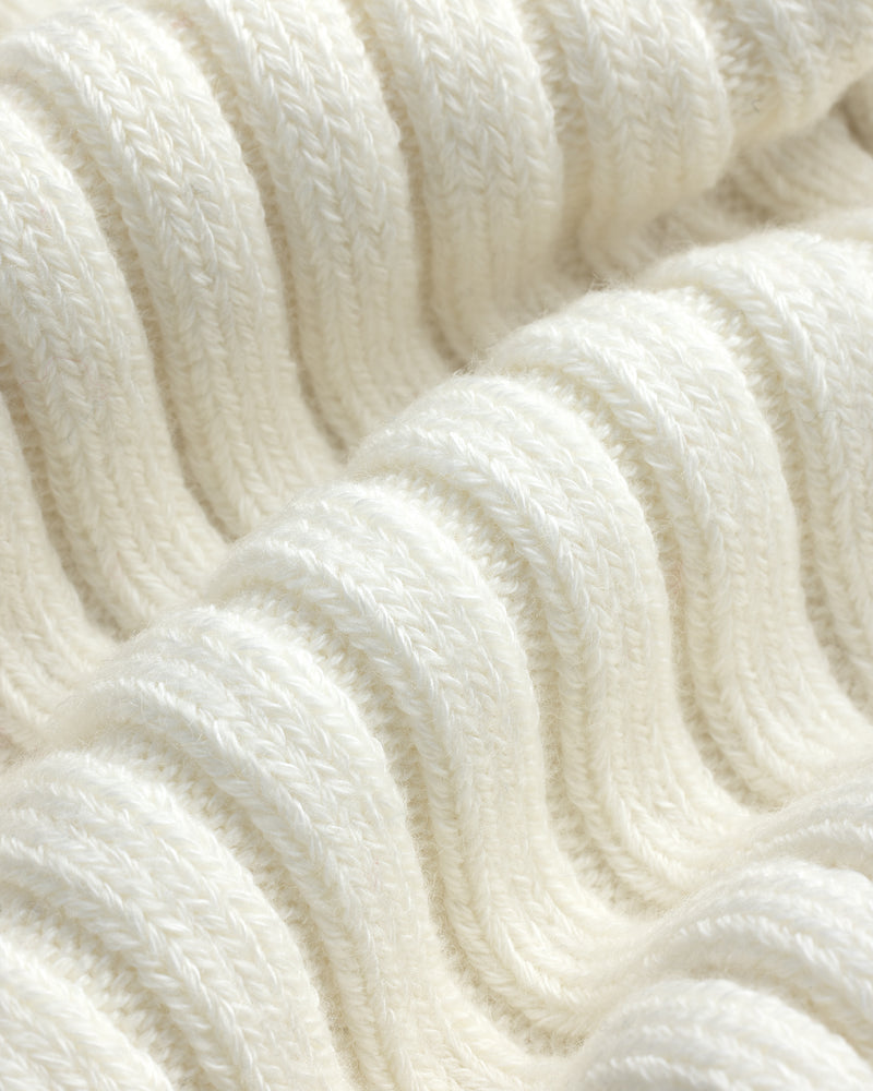 Drop Needle Full-Zip Sweater