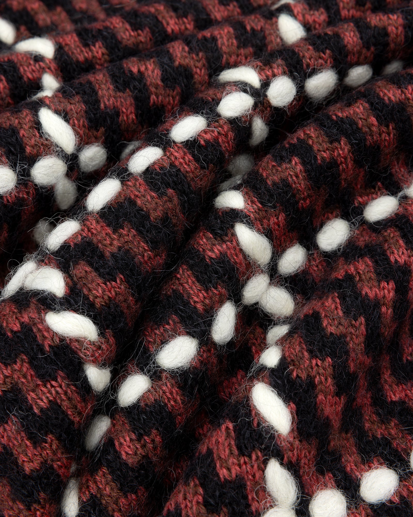 Plaid Hand-Knit Overshirt