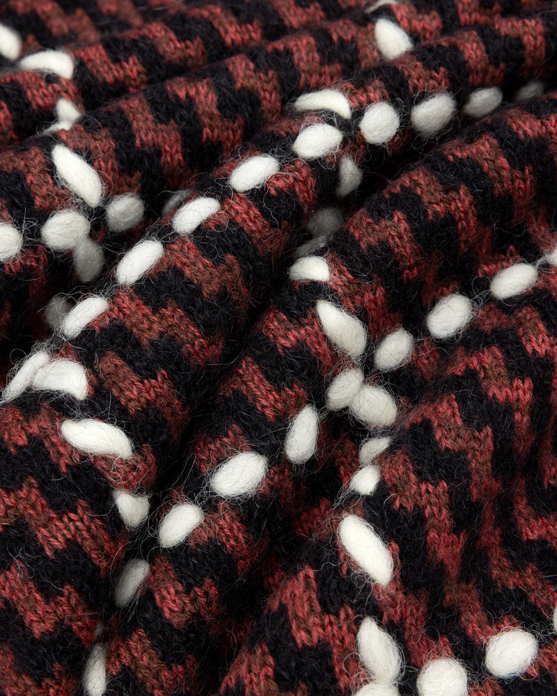 Plaid Hand-Knit Overshirt