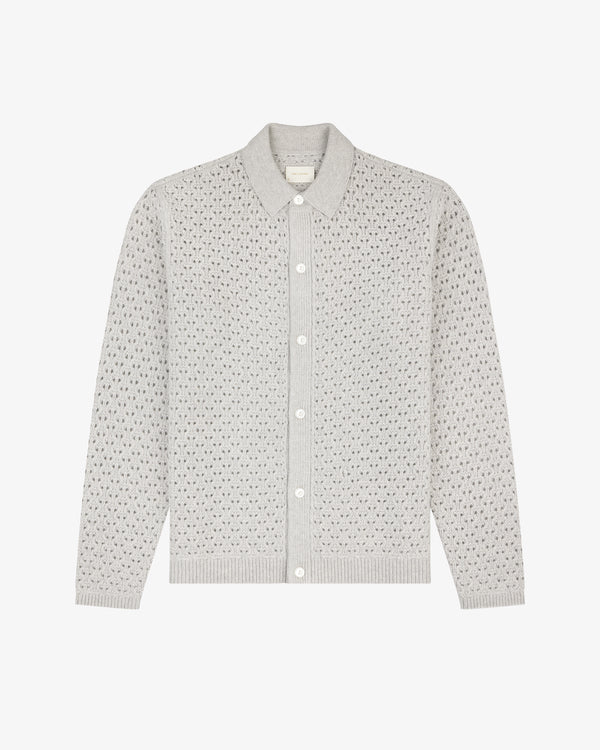 Knit Polo      Cardigan