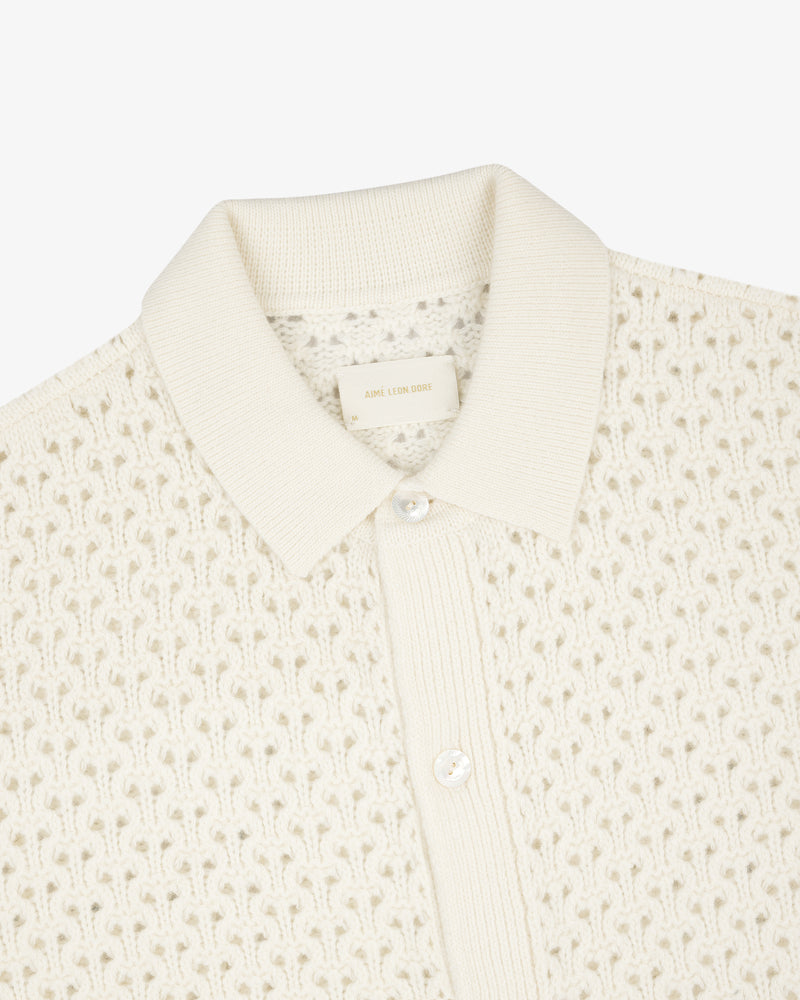 Knit Polo      Cardigan